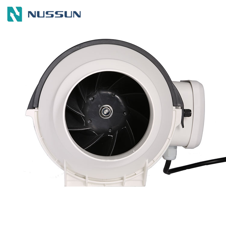 4 Inch Plastic AC Motor 220~230V Customed Ventilation Inine Duct Fan for Room Exhaust (DJT10UM-25P series7)