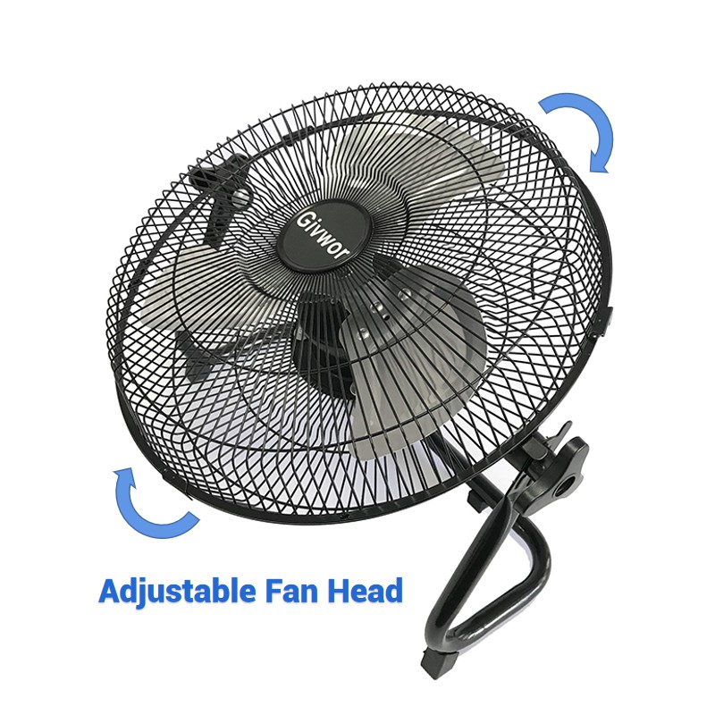 12/14/16/18/20 inch Rechargeable Standing Fan Stand Metal Electric battery Powered Fan