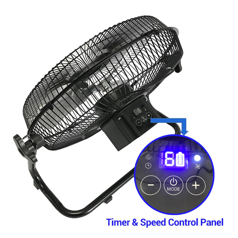Portable Office Quiet Brushless Motor Portable 16 Inch Metal DC Floor Standing Fan