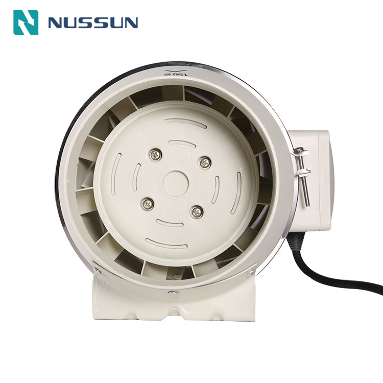 NUSSUN Small Air Duct Size Smart 3inch Ventilation Inline Exhaust Fan (DJT75UM-25P)