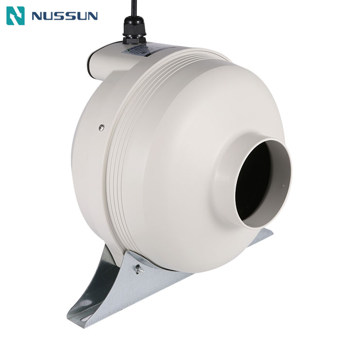 Circular Fan Housing 4 Inch Hydroponic Waterproof Centrifugal Inline Exhaust Duct Fan