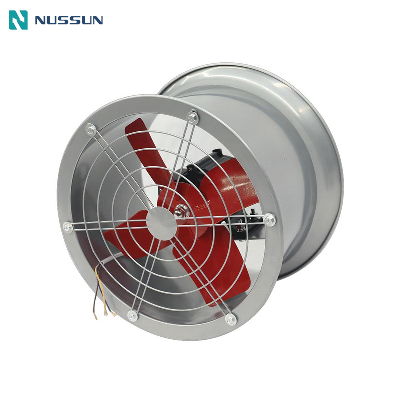 Nussun Factory Warehouse Tunnel Ventilation Axial Fan Large Smoke Exhaust High Power Axial Flow Fan