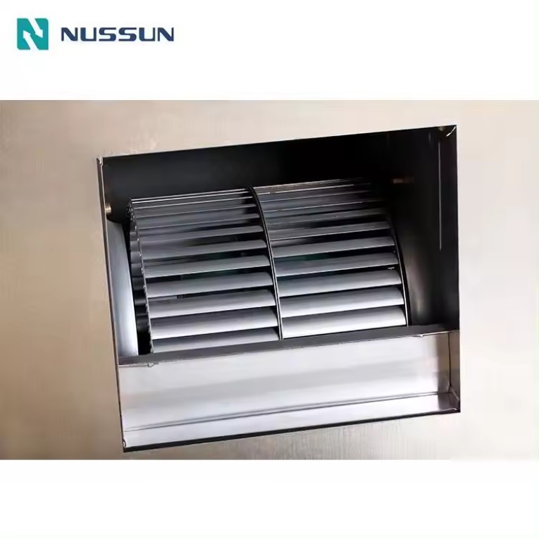 Nussun High Efficiency 6000m3/H Air Volume Ceiling Mounted Heating Commercial HRV ERV Energy Recovery Ventilation