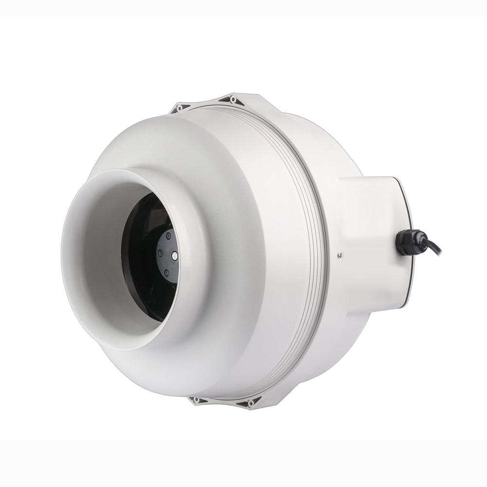 Low Noise Air Supply Exhaust Durable 1241CFM 315mm 12 inch Waterproof Pipeline Plastic Duct Fan