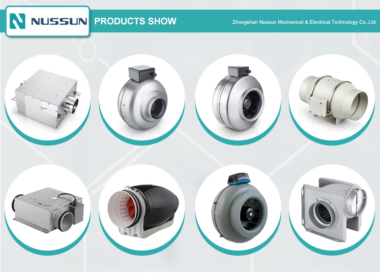 ventilaiton duct fans for home, commercial, farming and industrial