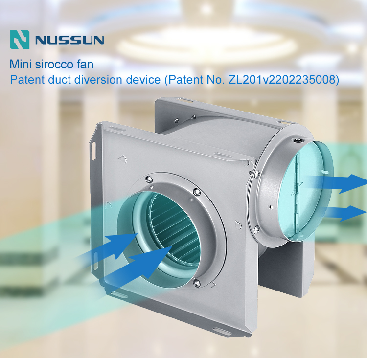 Wholesale Vertical Ventilation Air Duct Small Ventilator Sirocco Fan (DPT15-33)