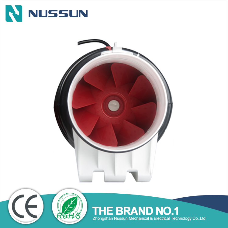 Wholesale Silent Mixed Flow Inline Duct Fan For Hydroponics Ventilation (DJT150P)