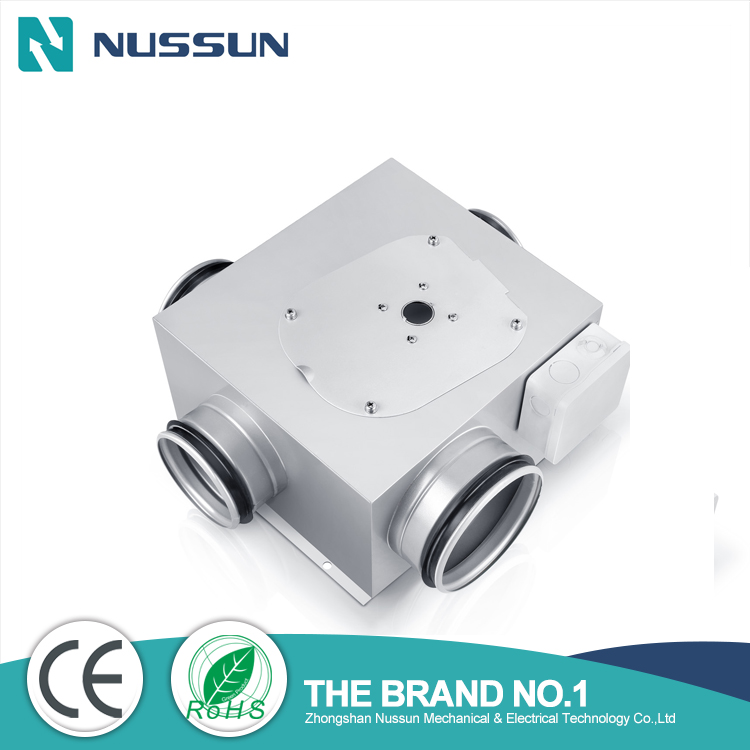 Wholesale Multi-connection Ventilator for Fresh Air System Booster and Relay Air Duct Function (DPT12-3X10C)