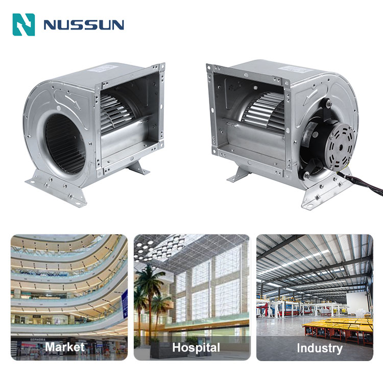 IIndustrial Fans Ceiling Air Circulation Smoke Suction Exhaust Fan Manufacturer China Direct Drive EC Duct Fan