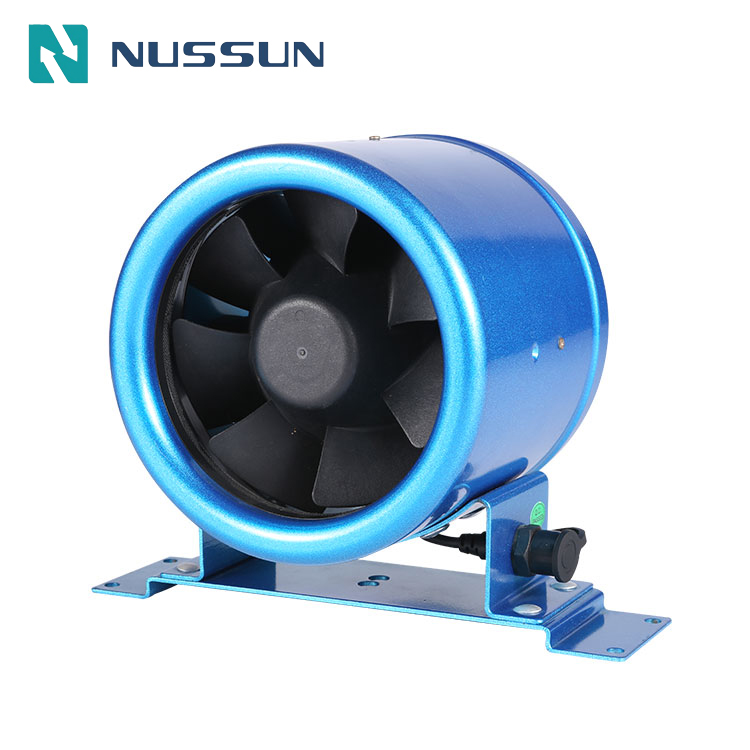 5 Inch EC Motor Inline Duct Fan 110/240V Multi-Speed Ventilation Fan
