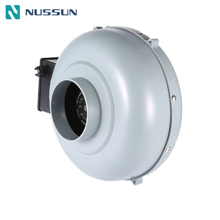 Sample Customization High Air Volume Exhaust Centrifugal Duct Fan for Greenhouse Ventilation (DJT10U-25P)