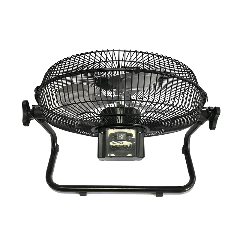 Standing Floor Pedestal Industrial Fan Solar-Powered Fan for Outdoor Adventures