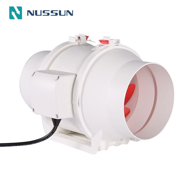 6 Inch Temperature Humidity Control Silent Mixed Flow Line Duct Fans (DJT15UM-45P series4)