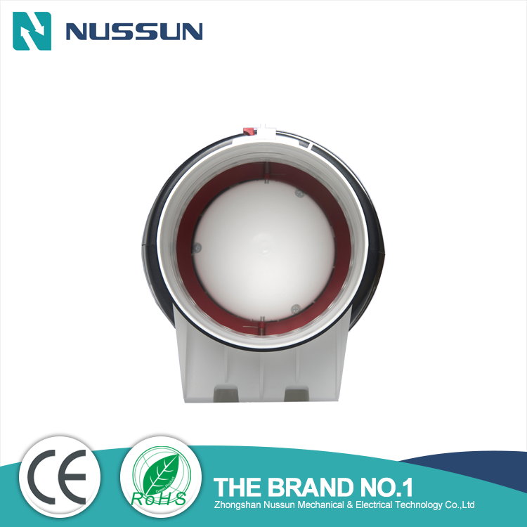 NUSSUN Heavy-Duty Blades Inline Fan Mixed Flow Ventilation System Exhaust Air Fan (DJT150P)