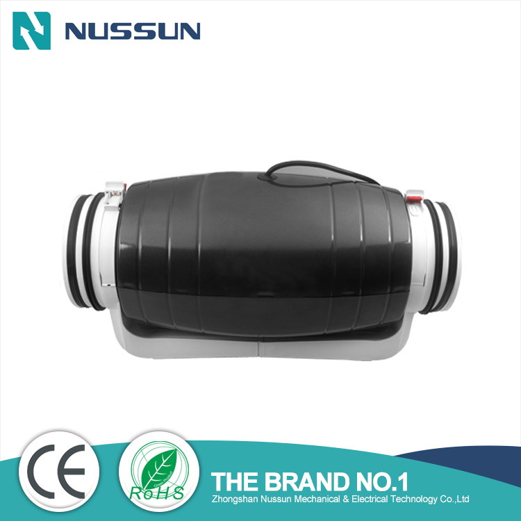 NUSSUN Ventilation Exhaust Fan Using for Heating Cooling Booster, Grow Tents, Hydroponics (DJT150P)