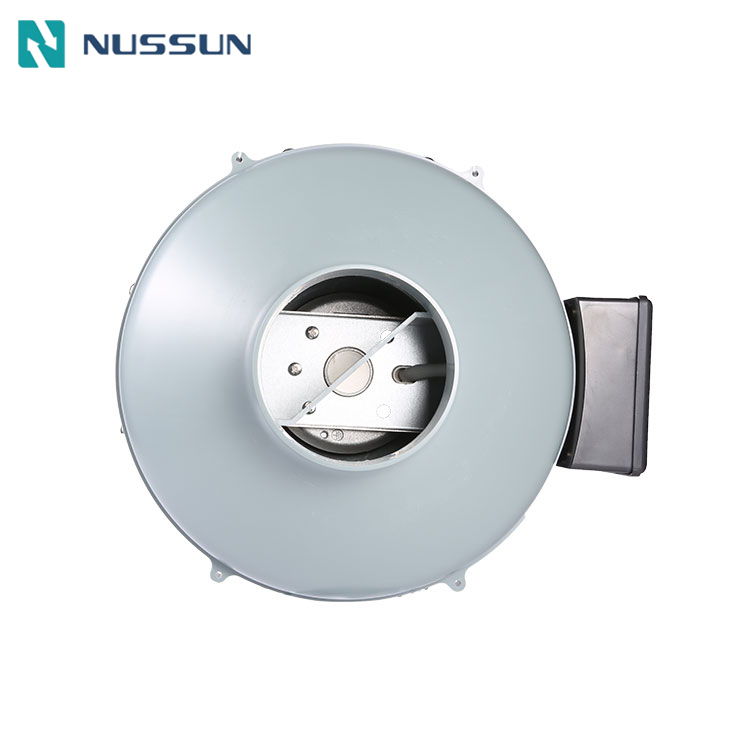 NUSSUN 200mm Quiet Ventilation Bathroom Grow Tent Air Cooling Blower Circular Duct Fan