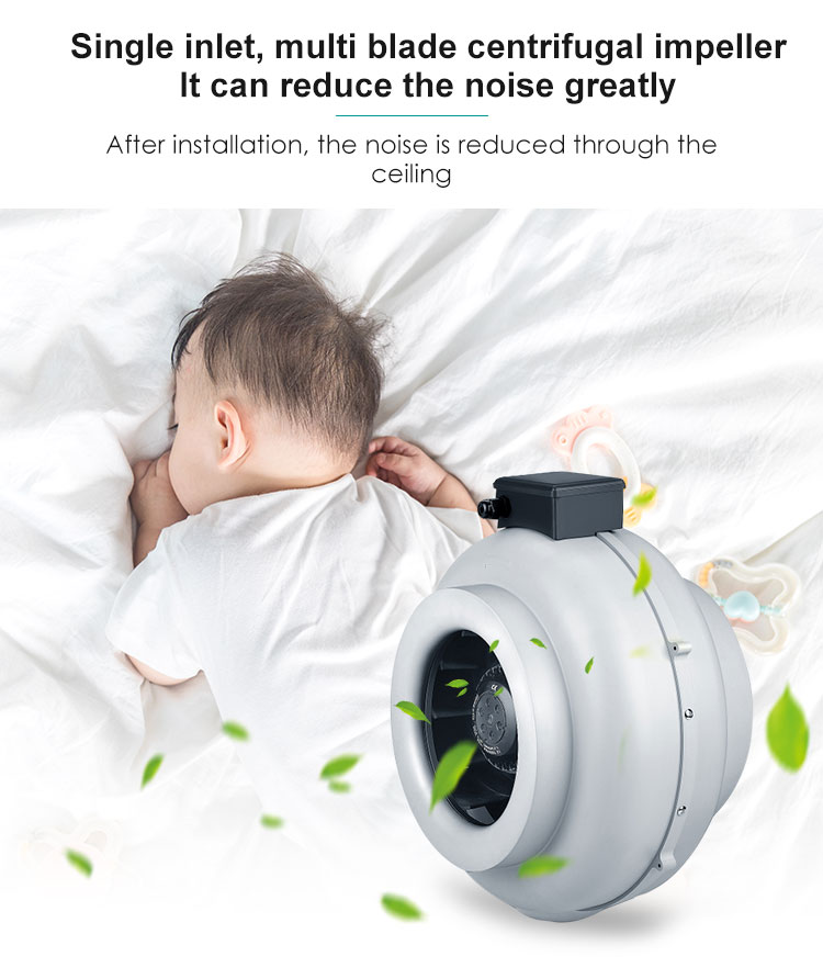 Quiet Circular duct fan