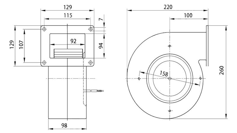 Wholesale 160mm Industrial Sheet Galvanized DC Forward Single Inlet Centrifugal Fan Blower Cooling DC Centrifugal Fans