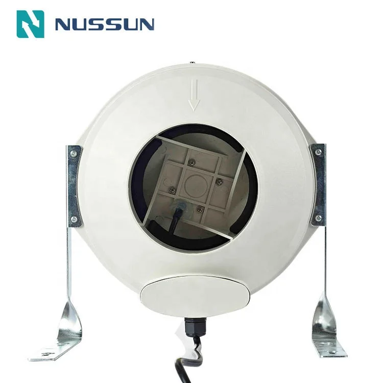 4 Inch Low Consumption Inline Duct Fan IP67 Waterproof Silent Mixed Flow Fan
