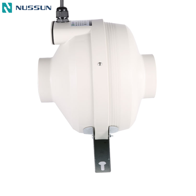 4 Inch Low Consumption Inline Duct Fan IP67 Waterproof Silent Mixed Flow Fan (WP-U100)