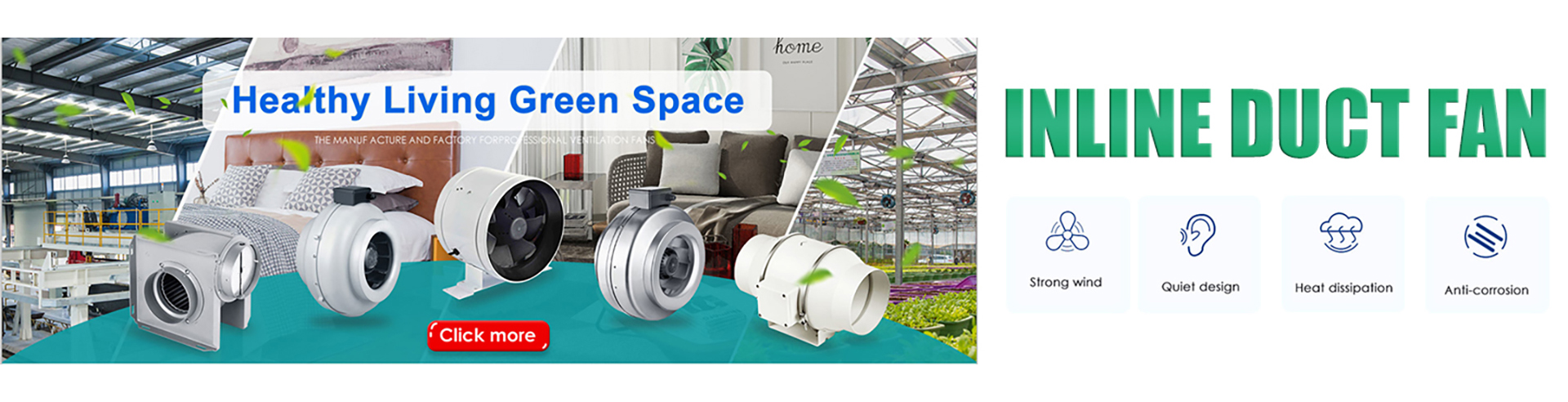 Nussun ventilation inline duct fans