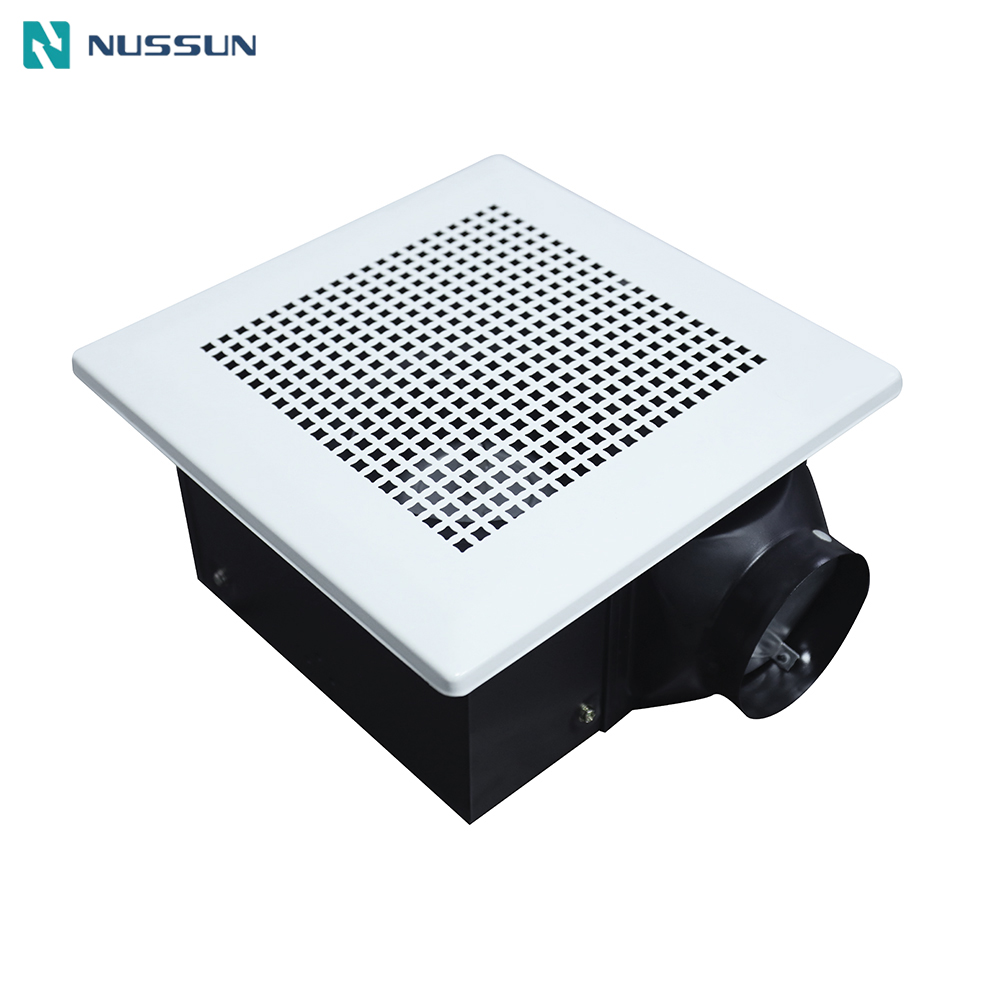 NUSSUN OEM Household Metal Ceiling Mounted Pipe Extractor Suction Bathroom Exhaust Ventilation Fan