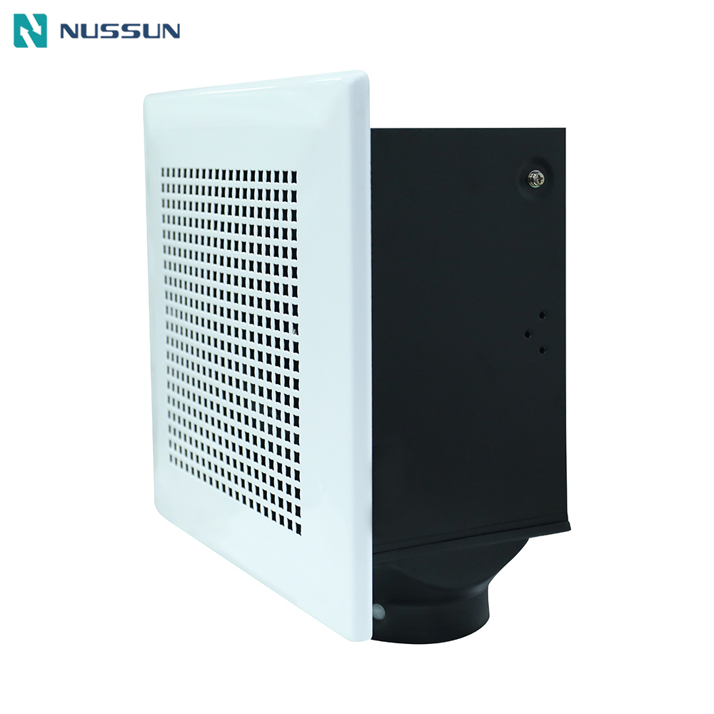 NUSSUN OEM/ODM Ceiling Mount Bathroom Exhaust Fan Air Pipe Size 150mm Washroom Ventilation Fan