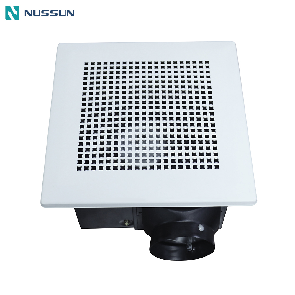 NUSSUN Exhaust Fan Wall Window Bathroom Metal Ventilation Fan Kitchen Ceiling Extractor Vent Fan Toilet Duct Blower