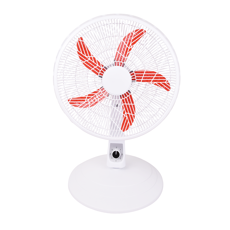 Electrical Plastic Silent Desk Fan 18 Inch Oscillation Rotary Switch Control Office Table Fan