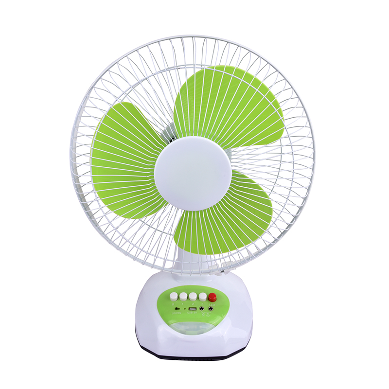 Electric Fan Manufacturer Factory Price 12inch Rechargeable Table Solar Fan