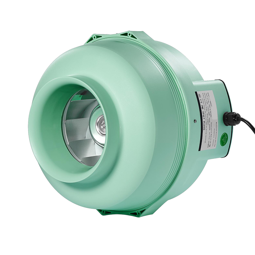 Factory Supply Plastic EC Motor 10 Inch 255w In-line Waterproof Ventilation Centrifugal In Line Duct Fan