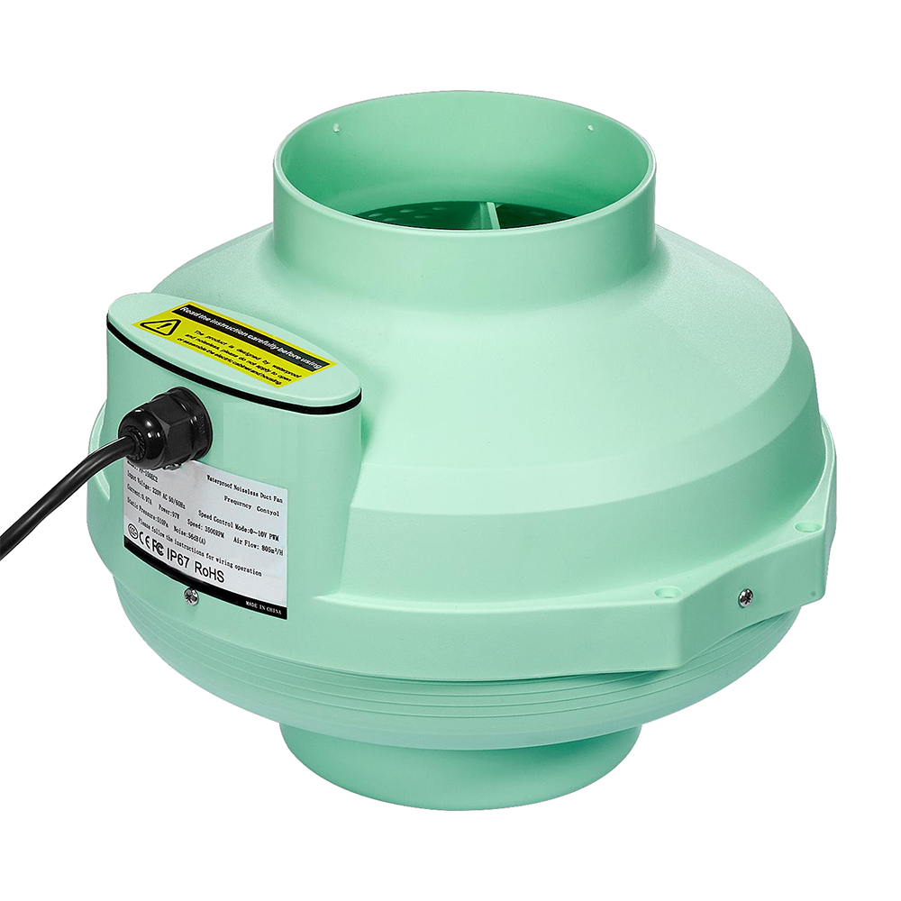 Nussun Waterproof Bathroom 6 Inch Small Size Exhaust Kitchen Pipe Exhaust Fan