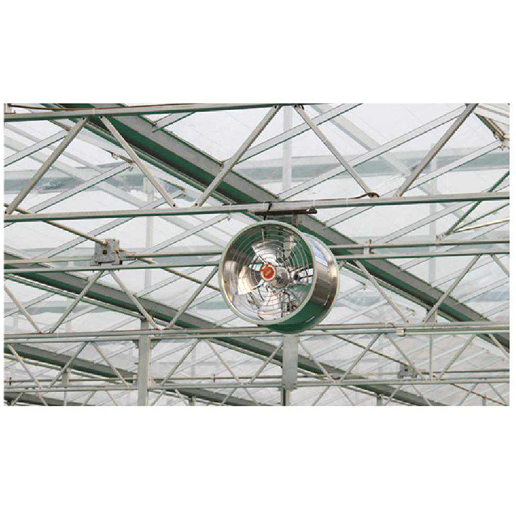 Horizontal Air Circulation Fan Ceiling Mounted Hanging Fan for Greenhouse Indoor Agriculture Farm