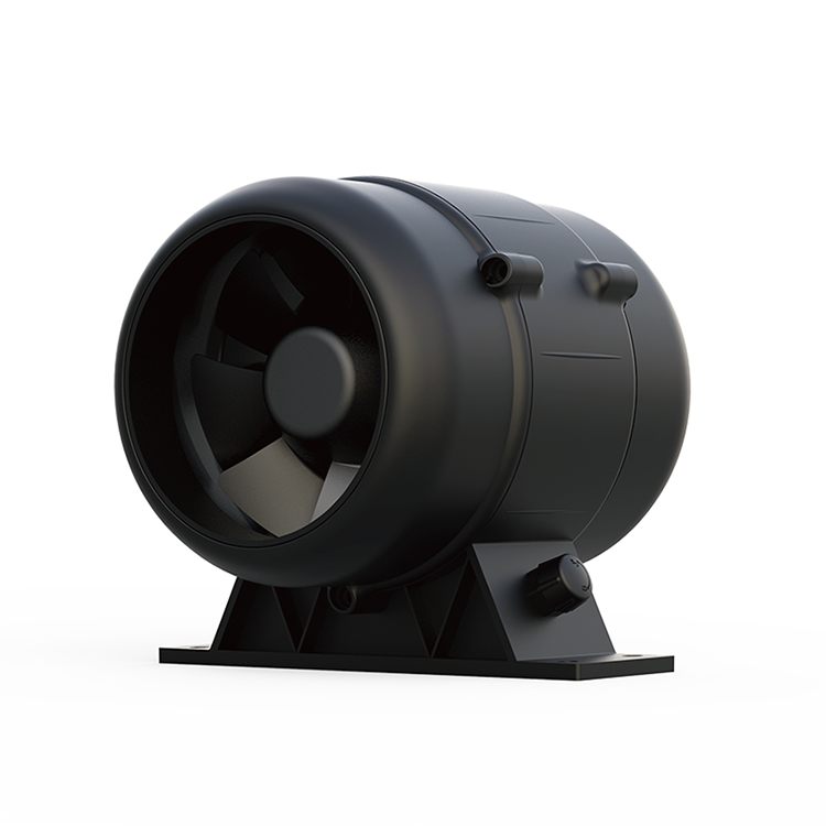 Waterproof EC Motor 160mm Inline Duct Ventilation Fan HVAC Vent Blower for Hydroponics Grow Tent