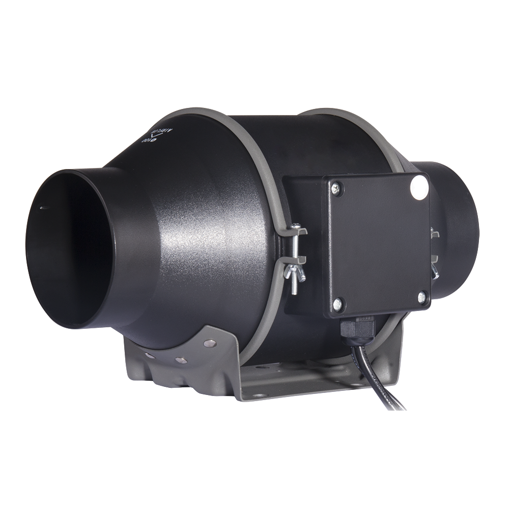 EC Motor Mixed Flow Inline Ventilation Fan with Precise Speed Control