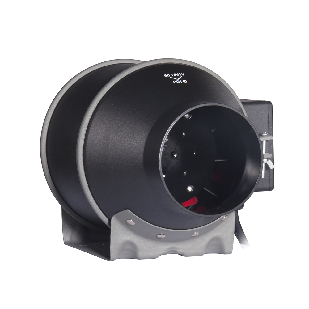 Low Noise EC Motor Mixed Flow Duct Fan for Continuous Ventilation Operation