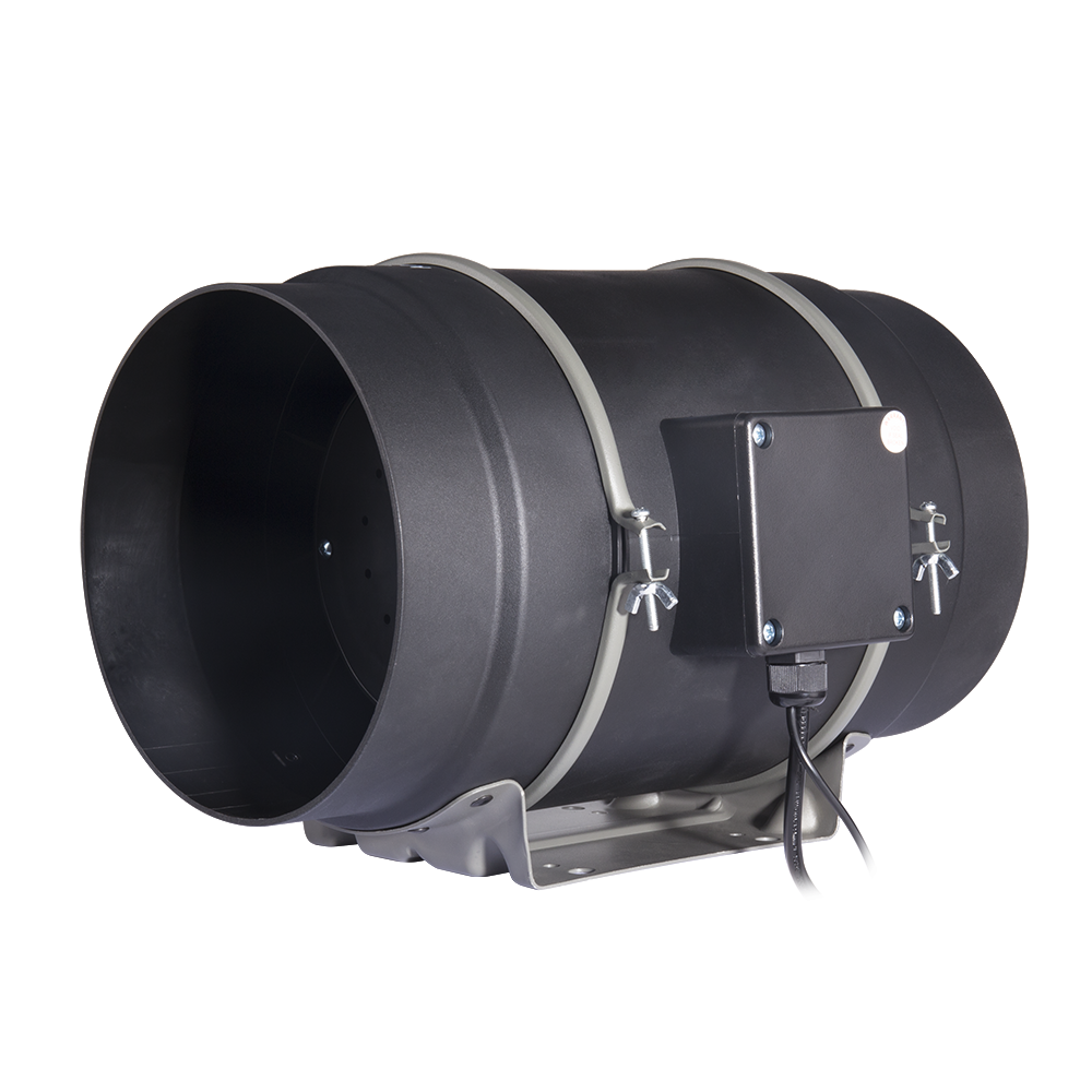 EC Motor Mixed Flow Inline Ventilation Fan with Precise Speed Control