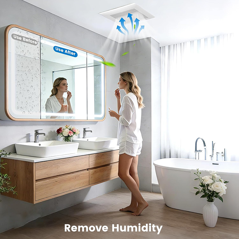 NUSSUN Bathroom Ceiling Exhaust Fan, Household Bath Vent Ventilation Fan